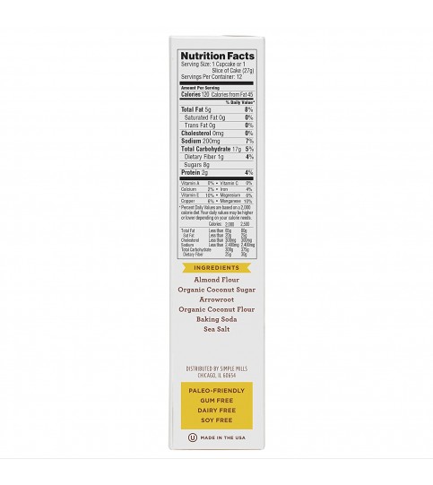 Simple Mills Sim Vanilla Cake Mix (6X11.5 OZ)
