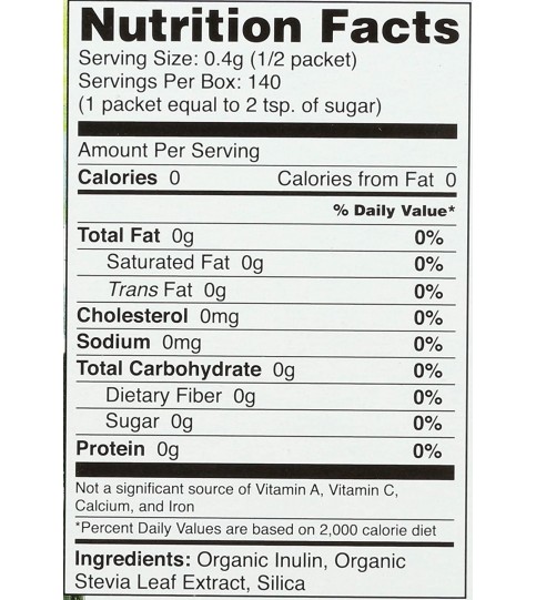 SweetLeaf Organic Stevia Sweetener Packets (1x70 Ct)