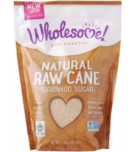 Wholesome Sweeteners Fair Trade Raw Cane Sugar (12x1.5 LB)