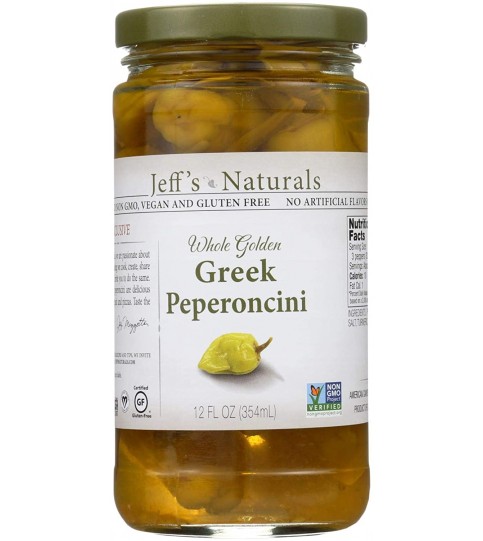 Jeff's Naturals Peperoncini Greek (6x12OZ )