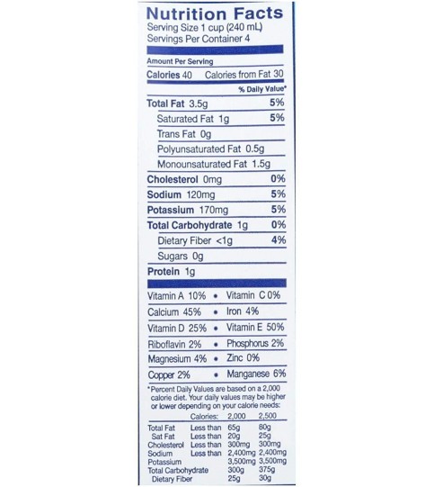 Blue Diamond Almond Coconut Unsweetened Van (12x32OZ )