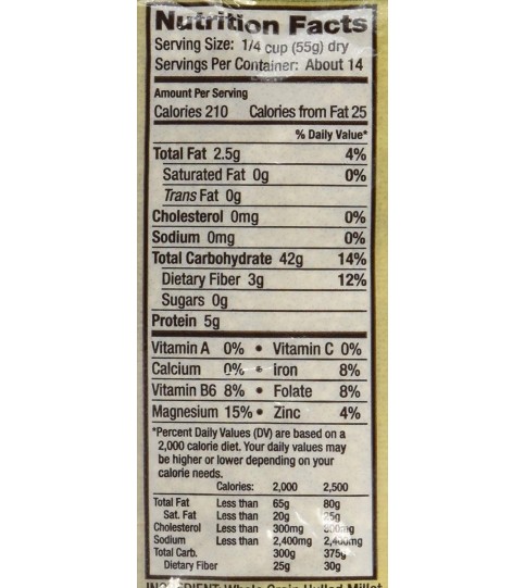 Bob's Red Mill Millet Hulled (4x28OZ )