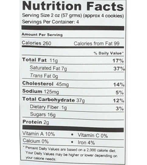 Wow Baking Ginger Molasses Cookie (12x8 Oz)