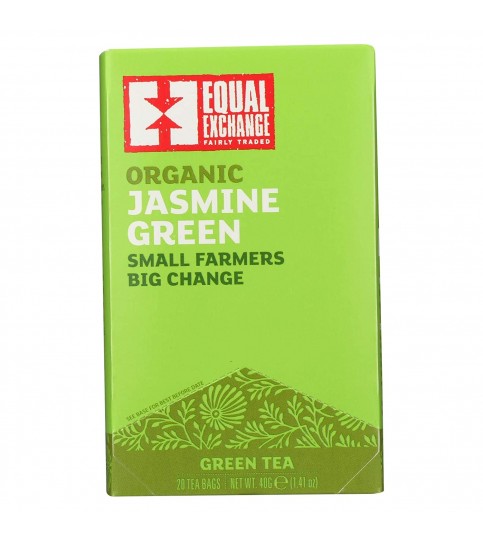 Equal Exchange Organic Jasmine Green Tea (6x20 Bag)