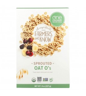 One Degree Organic Foods Odof Vegan Sprouted Oat O'S (6X8 OZ)