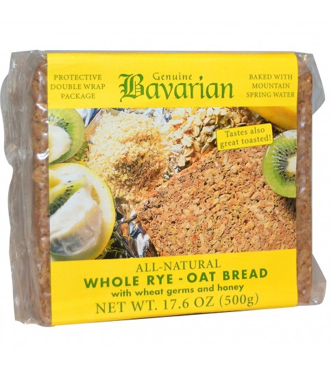 Bavarian Breads, Whole Rye-Oat Bread (6x17.6Oz)