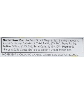 Mediterranean Organics Capers (24x3.5 Oz)