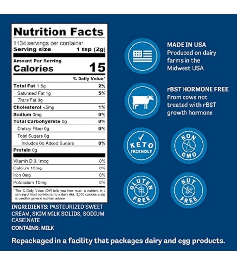 Judee's Bulk Heavy Cream Powder 40lb (5lb Pack of 8)